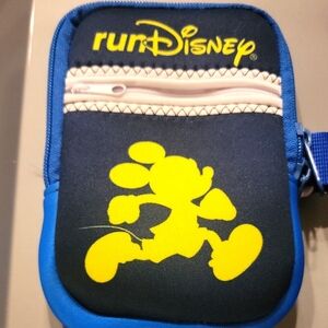 Disney Run Disney Blue and Yellow Arm Pouch